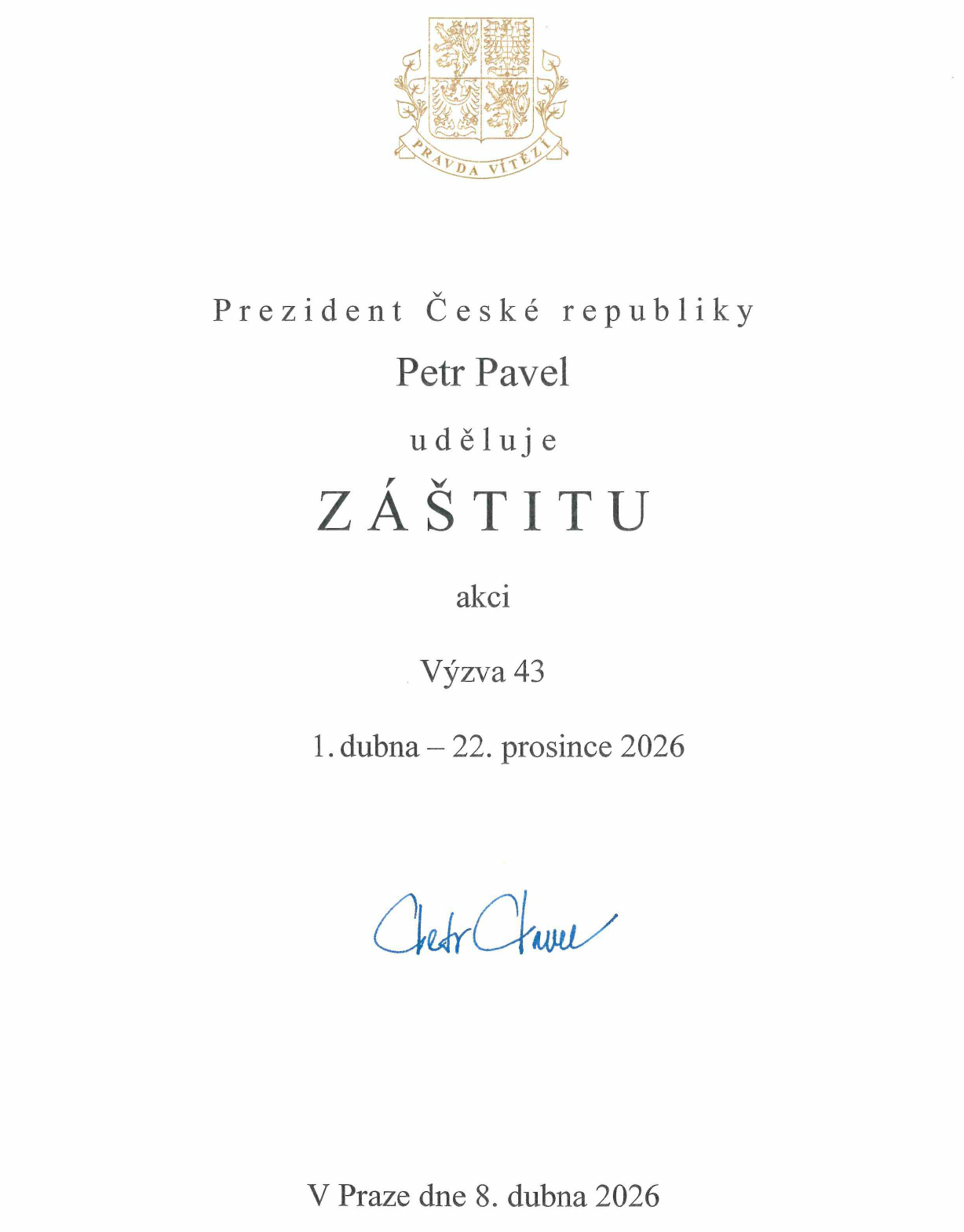 záštita prezidenta
